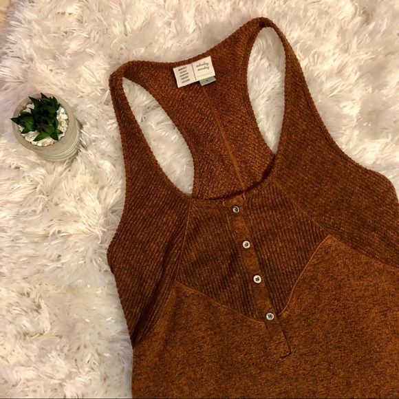 Anthropologie Lucie Ribbed Racerback Tank - Picture 4 of 8